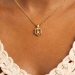 Pendentif clef or jaune 18k Joaillerie Taillandier
