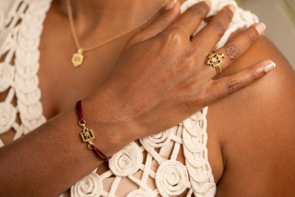 Bracelet clef or jaune 18k Joaillerie Taillandier