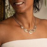 Collier argent et or pelta joaillerie Taillandier
