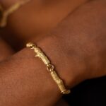 Bracelet en or jaune 18k branches Joaillerie Taillandier