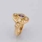 Bague croisée