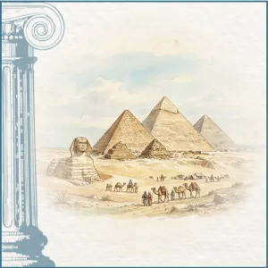 Dessin pyramide Égypte