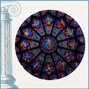 Vitrail Notre dame de Paris