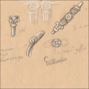 Joaillerie-Taillandier-planches de recherche- trilogie