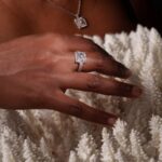 Bague oursin or blanc 18k Joaillerie Taillandier