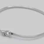 Bracelet jonc nœud marin