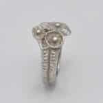Bague corail fossile