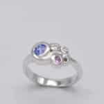 Bague saphir violet Skye