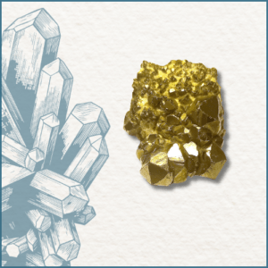 Cristal de Pyrite cabinet de curiosités Taillandier
