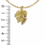 Pendentif feuille de vigne