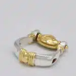 Bague pendentif Lune et Soleil