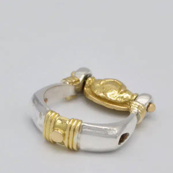 Bague pendentif Lune et Soleil