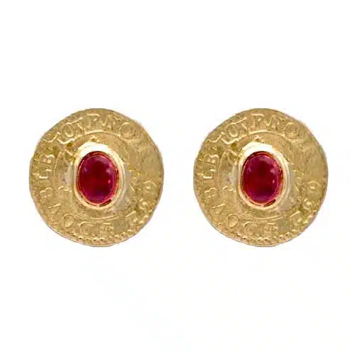 Boucles d’Oreilles denier toumalines