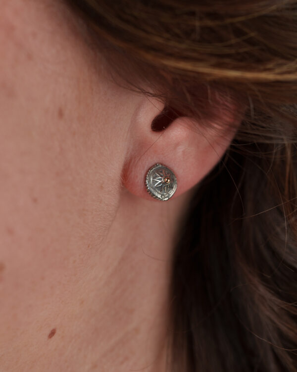 Boucles d'oreilles histoire romaine parfum argent 925 joaillerie taillandier
