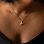 Pendentif étoile de mer or jaune 18k Joaillerie Taillandier