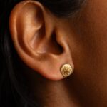Boucles d'oreilles antique agrippa or jaune 18k joaillerie Taillandier