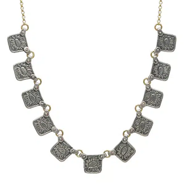 Collier-tournesol-or-argent-Taillandier-joaillier