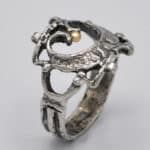 Bague Aetius argent or
