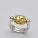 Bague scarabée égyptien