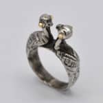 Bague paons