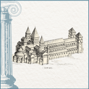 Cluny dessin de Georg Dehio, Gustav von Bezold