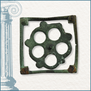 Boucle de ceinture en bronze époque romaine cabinet de curiosités joaillerie Taillandier