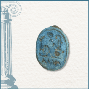 Joaillerie-Taillandier-objet-archeologique-amulette-egyptienne-bleu