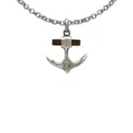 Pendentif ancre marine