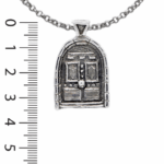 Pendentif porte en argent