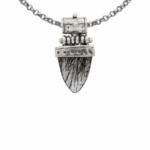 Pendentif quartz rutile ARGENT