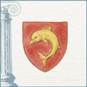 Dessin du blason des comte du Forez