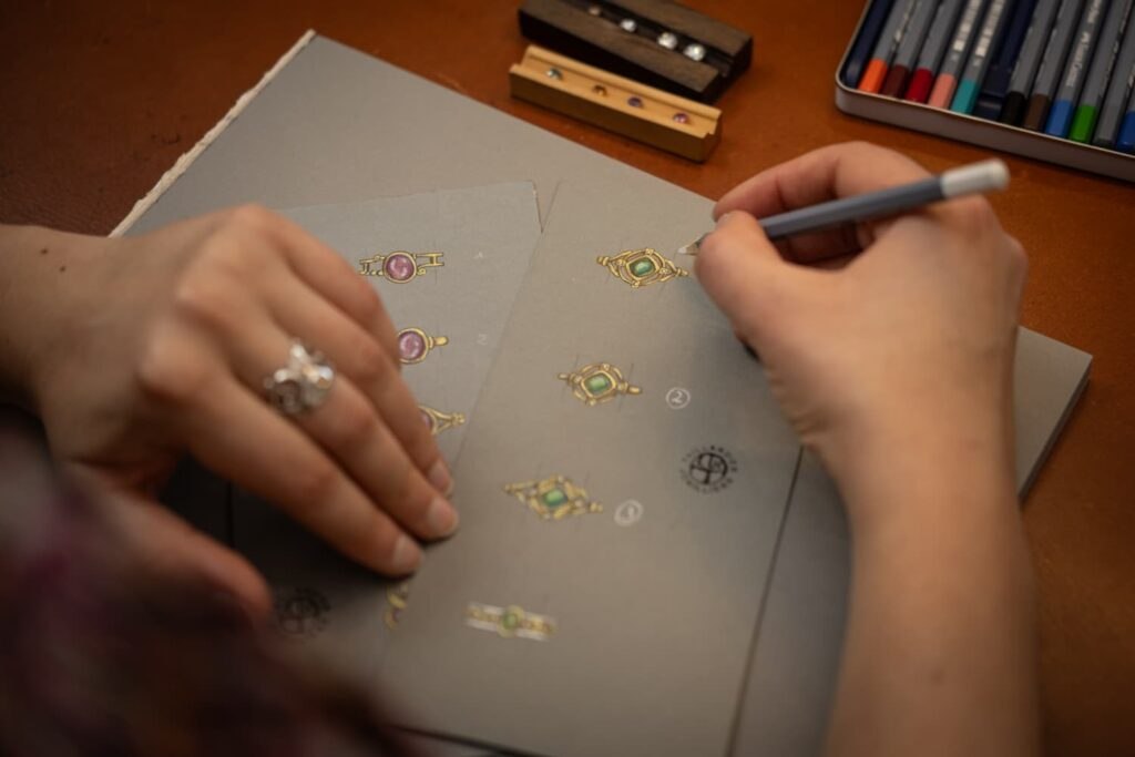 gouaché de bijoux Taillandier