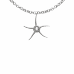 Pendentif-etoile-de-mer-or blanc