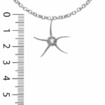 Pendentif-etoile-de-mer-or blanc
