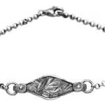 Bracelet-feuillage-gourmette-argent-925-Taillandier-joaillier-magnolia