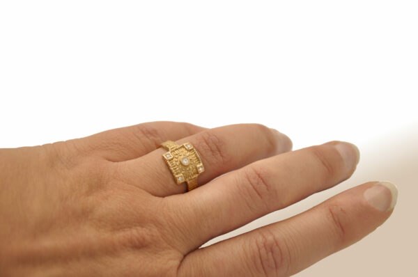 Bague-oursin-or-rose-diamants-pm-Taillandier-joailliers