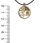 Pendentif malle aux trésors saphir