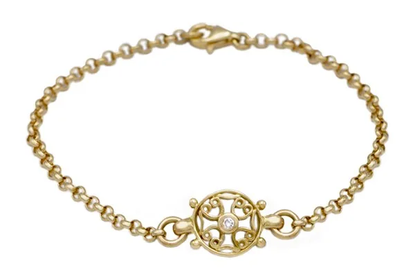 Bracelet templier chaîne