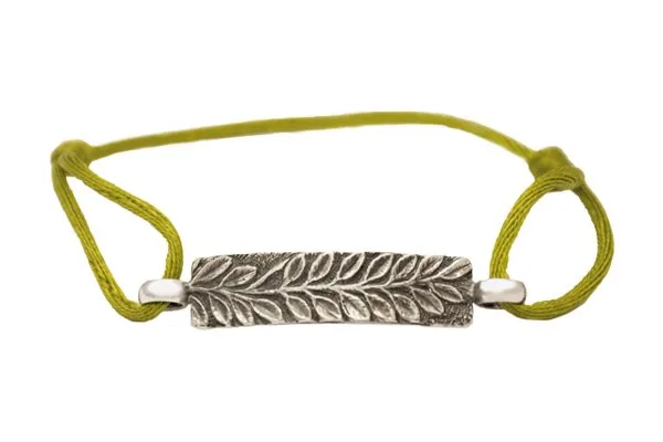 Bracelet feuillage acacia