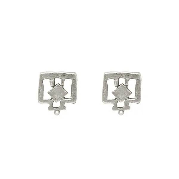 Boucles d’oreilles clef romaine
