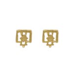 Boucles d’oreilles clef romaine