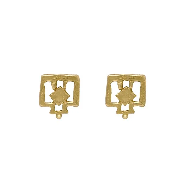 Boucles d’oreilles clef romaine