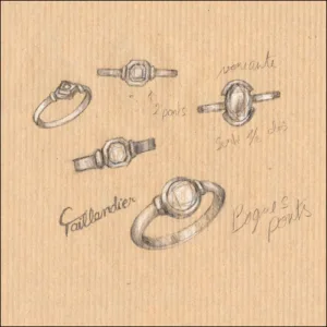 Joaillerie-Taillandier-esquisse-bague pont