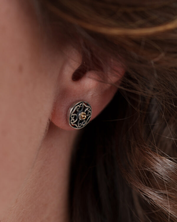 Boucles d'oreilles templier