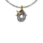 Pendentif nichoir d'oiseau