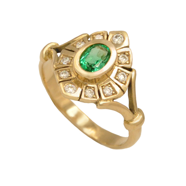 Bague croisée