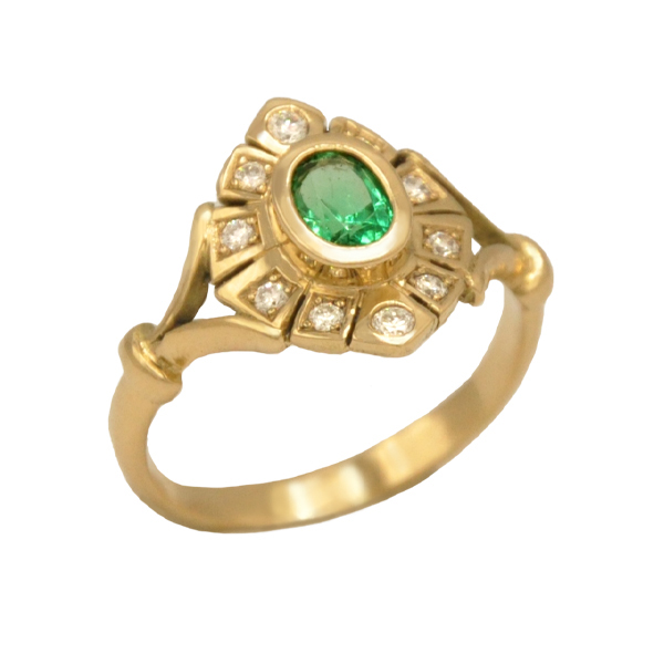 Bague croisée