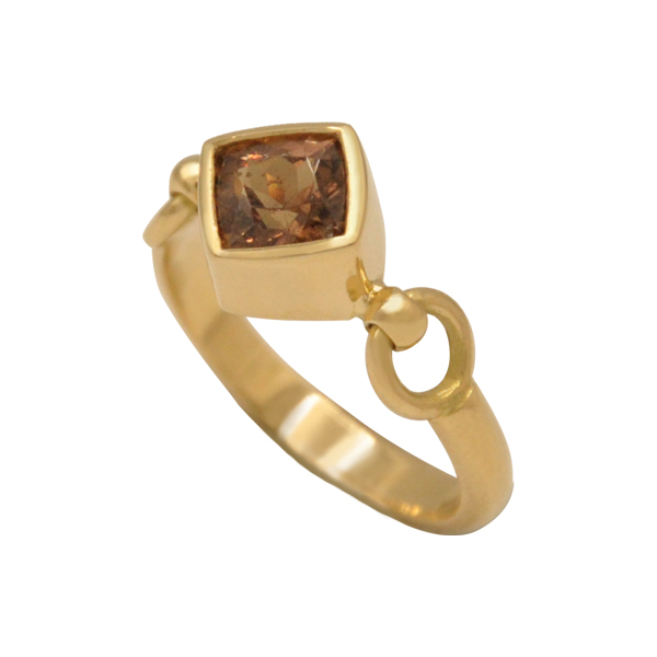 Bague Balzane saphir brun