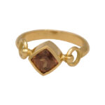 Bague Balzane saphir brun
