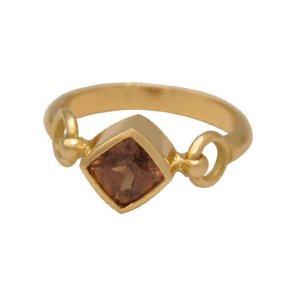 Bague Balzane saphir brun
